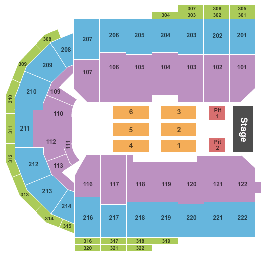 Erie Insurance Arena Thomas Rhett Seating Chart