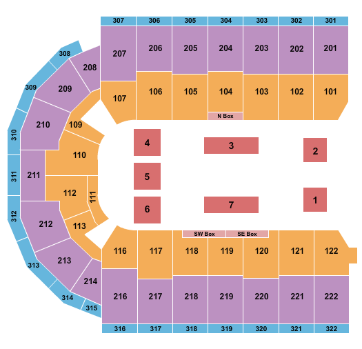 Erie Insurance Arena WWE Seating Chart