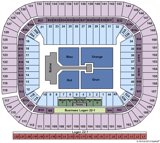 Merkur Spiel-Arena One Direction Seating Chart
