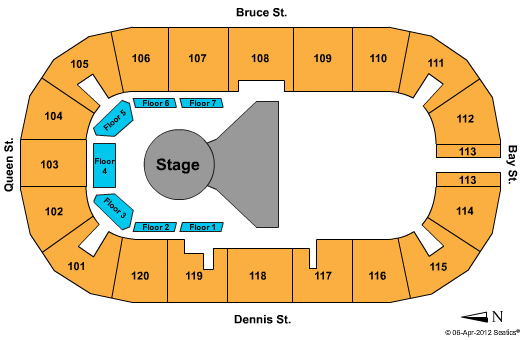 GFL Memorial Gardens Cirque - Quidam Seating Chart