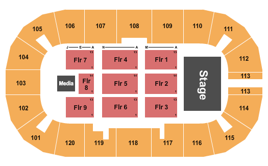 GFL Memorial Gardens John Mellencamp Seating Chart