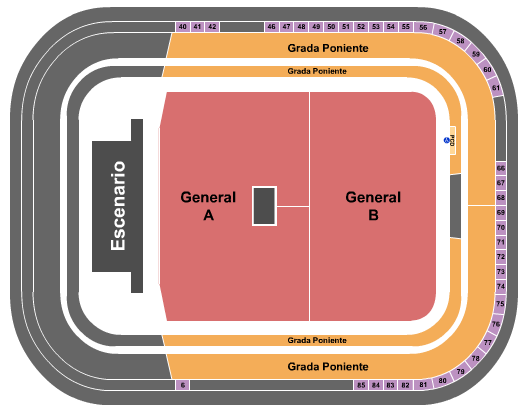 Estadio 3 De Marzo The Killers Seating Chart