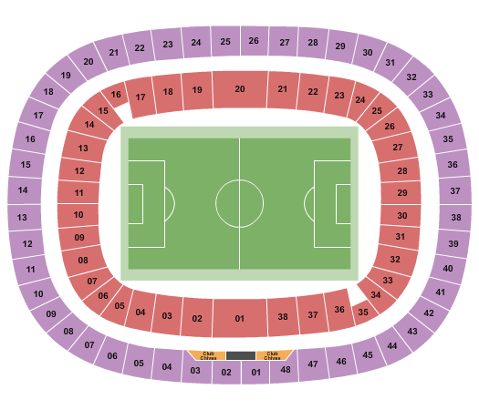 Estadio Akron Soccer Seating Chart