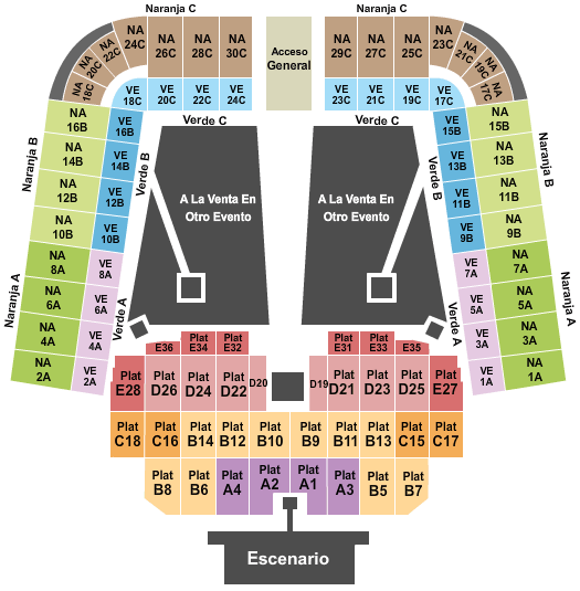 Estadio Foro Sol Maroon 5 Seating Chart