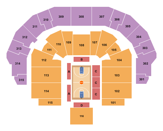 Etihad Arena - Yas Island Basketball Seating Chart