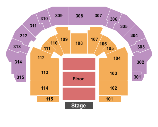 Etihad Arena - Yas Island Endstage Seating Chart