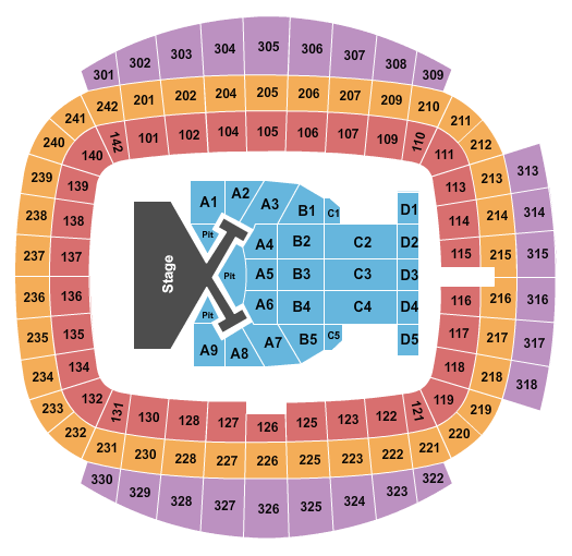 Etihad Stadium Taylor Swift Seating Chart