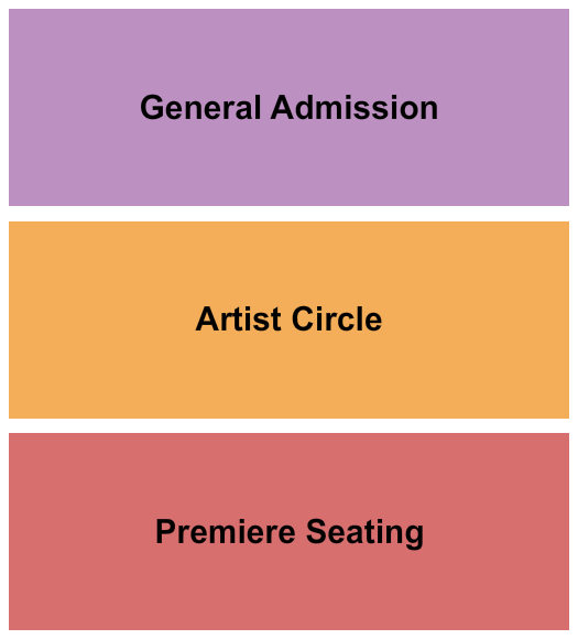 Evangel Temple - Wichita Falls Premiere/Artist Circle/GA Seating Chart