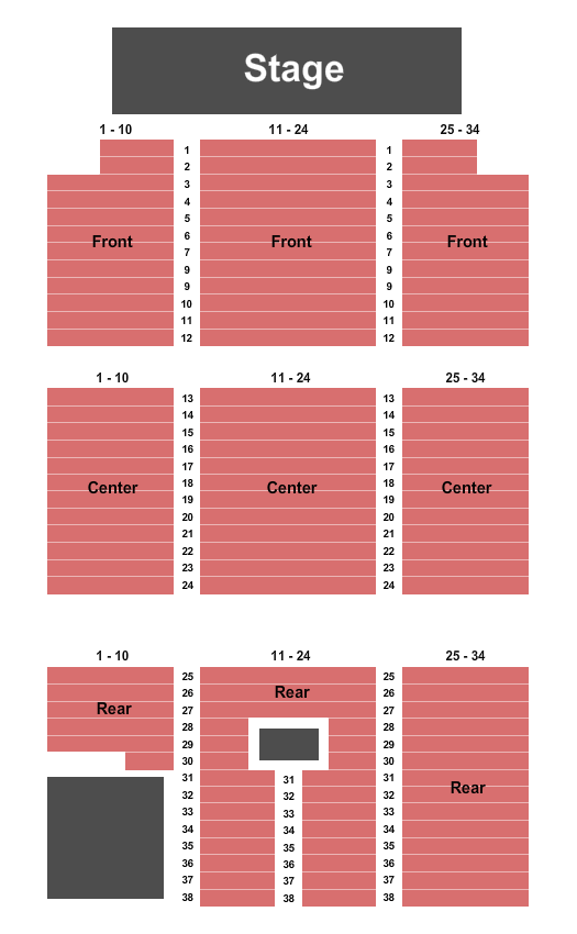 Evangeline Downs Endstage Seating Chart