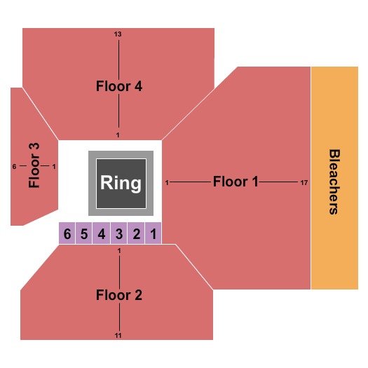 Events Center At Osceola Heritage Park Boxing Seating Chart