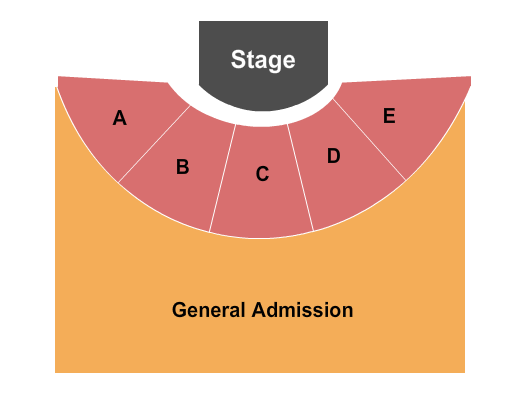 Events Center at Pala Casino Spa and Resort End Stage GA Seating Chart