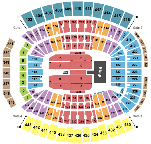 EverBank Stadium Lynyrd Skynrd Seating Chart