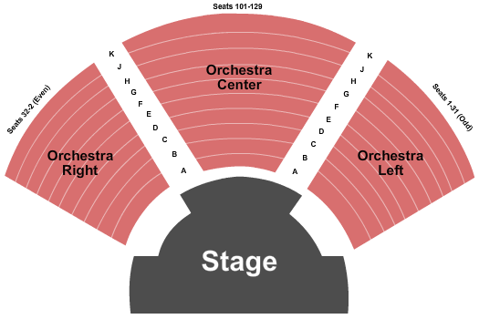 Ewing Theatre Endstage 2 Seating Chart