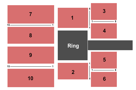 Exhibit Hall at Old National Events Plaza WWE 2 Seating Chart