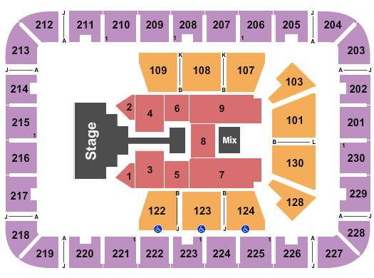 Explore Asheville Arena Seating Chart & Maps - Asheville