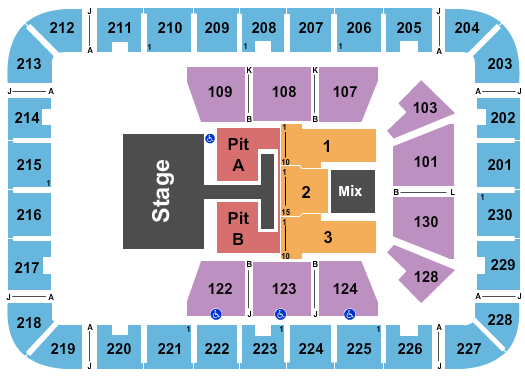 ExploreAsheville.com Arena at Harrah's Cherokee Center Old Dominion Seating Chart