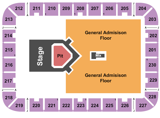Us Cellular Center Seating Chart
