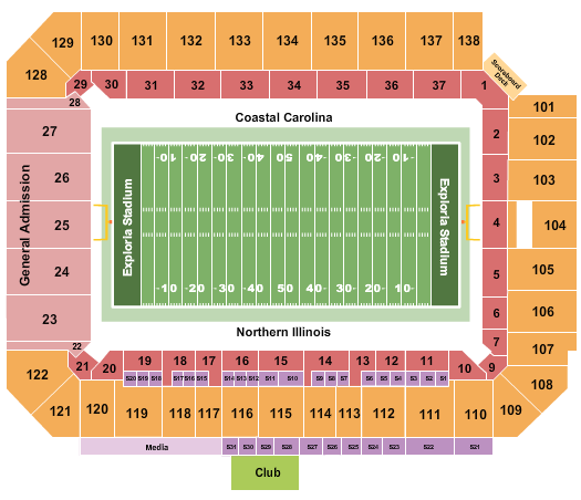 Inter&Co Stadium Cure Bowl Seating Chart