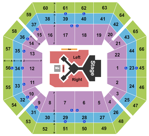 ExtraMile Arena Dude Perfect 2022 Seating Chart