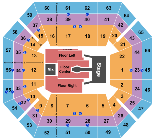 ExtraMile Arena Tim McGraw 2023 Seating Chart