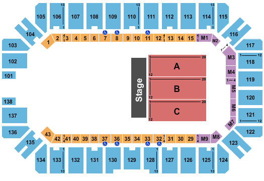 Extraco Events Center Beach Boys Seating Chart