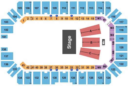 Extraco Events Center Paw Patrol Seating Chart