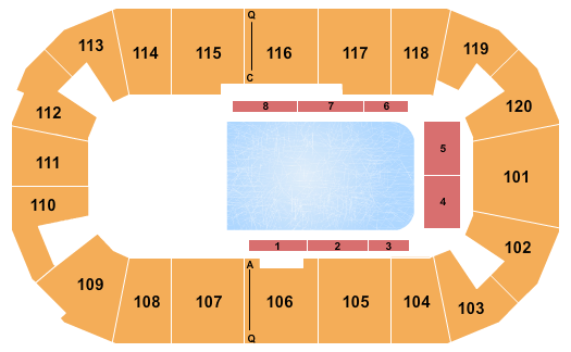 F&M Bank Arena Disney on Ice Seating Chart