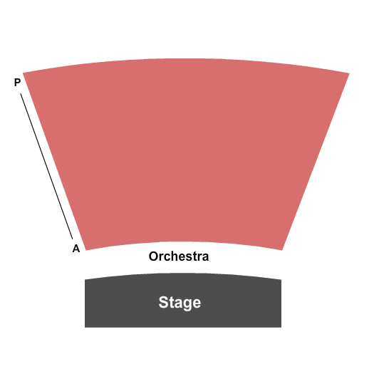 FAU University Theatre End Stage Seating Chart