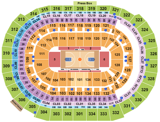 Amerant Bank Arena Basketball-2 Seating Chart