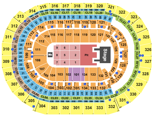 Amerant Bank Arena Blink 182 Seating Chart