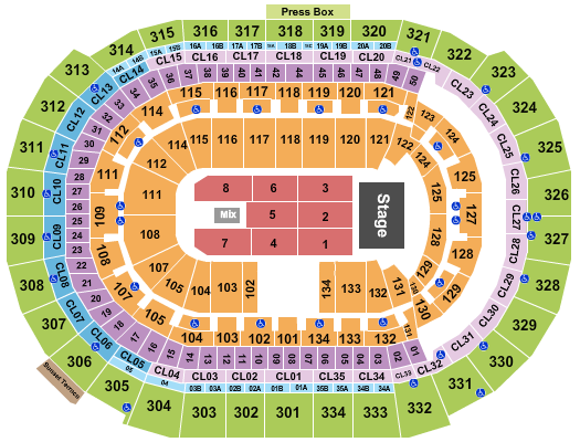 Amerant Bank Arena Endstage 3 Seating Chart