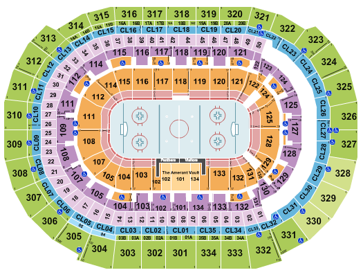Amerant Bank Arena Hockey Seating Chart