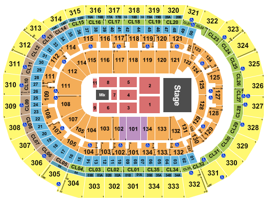 Amerant Bank Arena Luis Miguel 2023 Seating Chart