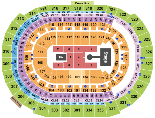 Amerant Bank Arena Rod Wave Seating Chart
