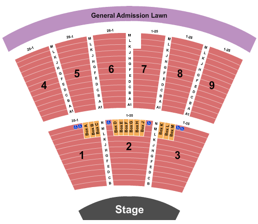 FPL Solar Amphitheater seating chart event tickets center