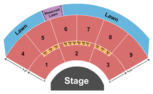FPL Solar Amphitheater Seating Chart