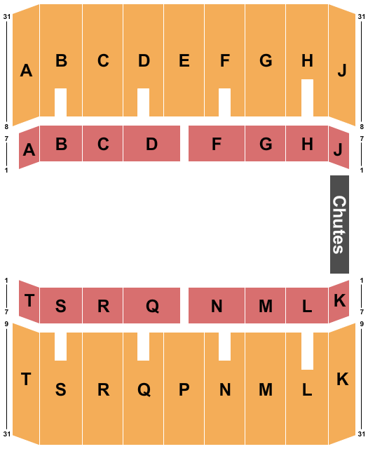 Fair Park Coliseum - Dallas Rodeo Seating Chart
