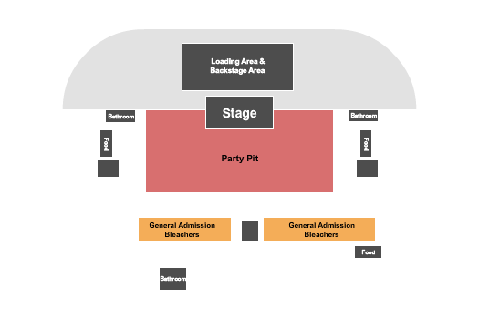 Fairbury American Legion Speedway Bleacher/Party Pit Seating Chart