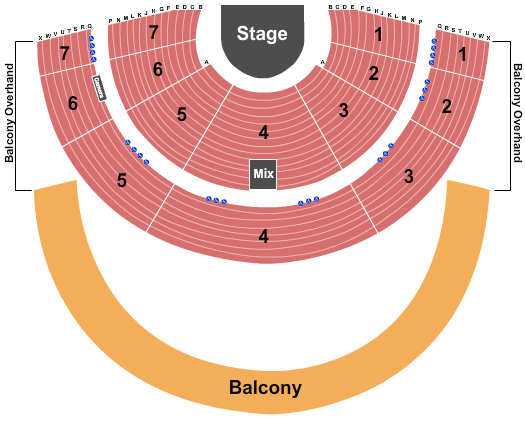 Sunrise Musical Theatre End Stage Seating Chart