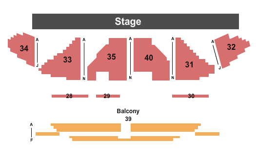 Faith Church - Dyer End Stage Seating Chart