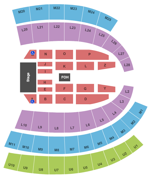 Falcon Stadium American Kickoff Seating Chart