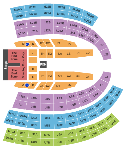 Falcon Stadium Tim McGraw Seating Chart