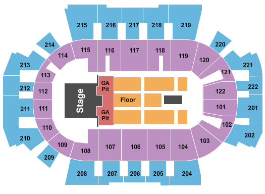 Family Arena Alan Jackson Seating Chart