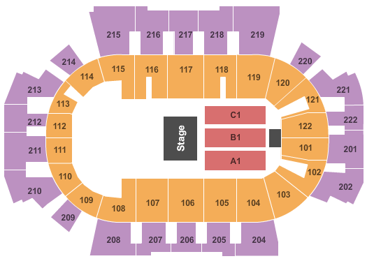 Mesquite Arena Seating Chart
