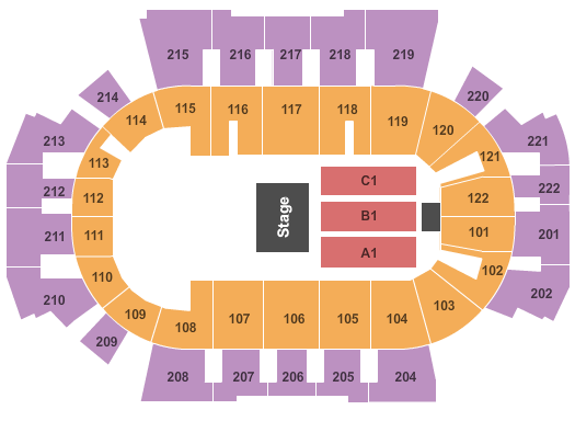 Family Arena Seating Chart Circus