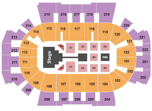 Family Arena Casting Crowns Seating Chart