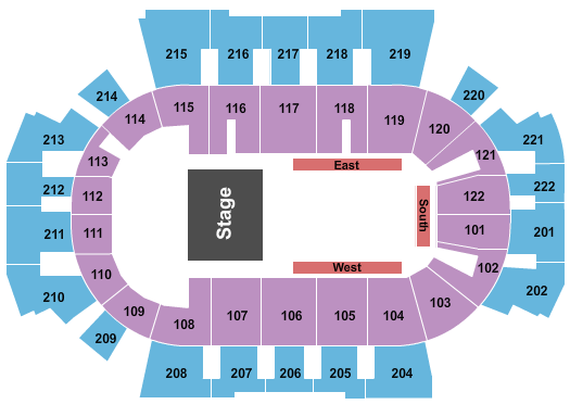 Family Arena Cirque - Cyrstal Seating Chart