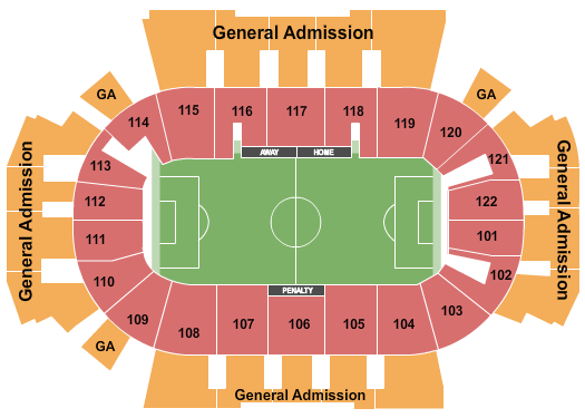 Family Arena Soccer 2 Seating Chart