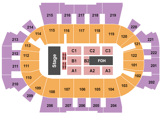 Family Arena Zach Williams Seating Chart