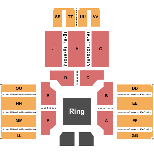 Fantasy Springs Resort & Casino Boxing 2 Seating Chart